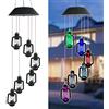 Restokki Luci a LED per Campanelli Eolici, Bella Lampada Solare Colorata per Campanelli Eolici a LED, Decorazione Natalizia per La Casa, Giardino, Portico