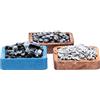 Holyart Cibo in miniatura presepe: Cassette pesce e cozze per presepe 10-12 cm fai da te 3 pz.