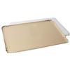 FaisTonGateau - Set di 10 vassoi per catering - lunghezza x larghezza: 42 cm x 28 cm, colore oro