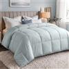 Utopia Bedding Piumino Estivo Per Letto Singolo, 155x220 cm, Grigio Chiaro | Piumino 200 g/m² Con Imbottitura Morbida, Progettato Per Garantire Comfort, Freschezza e Riposo Ottimale Ogni Notte Serena