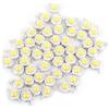 Zerodis 100 Pz Chip ad Alta Potenza LED, 1W Super Bright SMD Emettitore di Luce Componenti Lampadina a diodi Apparecchi di Illuminazione a LED per Proiettore Spotlight(White 6000k)