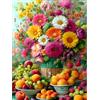 RICUVED Diamond Painting 5D Fiori Colorati Per Adulti 30x40cm | Diamond Painting 5D Fiori Colorati Strass Luminosi Hobby Creativo Rilassante Decorazione Per La Casa