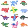 TIANLIN 12 Pezzi Calamite Bambini Frigo, TIANLIN Magneti per Frigorifero con Dinosauro, Magneti per Frigorifero Decorativi per Cartoni per Lavagne in Classe, Frigoriferi