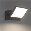 Klighten 24W Applique Parete LED Esterno Luci da Esterno 4000K, Antracite | Impermeabile IP65, Alluminio, Girevole, 1500 Lumen, Lampada da Parete per Esterno/Interno