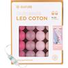 GuirLED - Guirlanda luminoso a LED per batuffoli di cotone USB - Luce notturna per bambini 2h - Alimentatore doppio USB 2A incluso - 3 intensità - 16 sfere 1,6m - Principesse