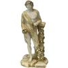 Generic Statua greca romana del dio del vino e del teatro Dioniso Bacco, 17 cm
