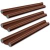 Gucass 3 Paraspifferi per Porte, 96 cm Paraspifferi Porta Blindata- Isolamento Acustico, Riduzione Freddo/Calore, Antivento, Luce, Polvere, Insetti, Guarnizione Porta Blindata, Marrone
