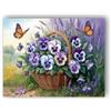 Hoobee Viola del Pensiero Diamond Painting Adulti, Diamond Painting Kit Completo Lavanda, Pittura Diamante Fai Da Te, Punto Croce Kit Arte E Artigianato Per Casa E Pareti Decorazione 30x40cm
