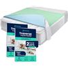 BestZings - traverse letto anziani - traversa impermeabile matrimoniale - copri materasso impermeabile matrimoniale con angoli letto singolo - tela cerata - traversine neonato (ALATO 90x160 - PACK2)