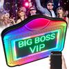 AityBuy Presentatore di Bottiglie di Vino per Compleanno in Discoteca, Cartello per Servizio Bottiglie VIP, Display Illuminato, Cartelli per Club per Servizio Bottiglie B