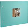 Goldbuch - Album portafoto, 60 Pagine con Pergamena, 25 x 25 cm, Nero, 39x31 cm