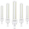 Aigostar Lampadina LED PLC G24d-3 15W, Luce Bianca Fredda 6500K 1610 Lumen,Angolo a Fascio 360°, Non Dimmerabile, Confezione da 5