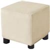 SDNAM Copripoggiapiedi Quadrato 45x45/40x40 EstensibileCopri-Pouf pieghevole Fodera in Ottomano Elasticizzato Copertura per Sgabello Quadrato Copertura Dell'Ottomano Morbido Lavabile Fodere per Sgabello ( C