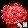 YUANYUYING Luci fatate, 6M 40LED Luci fatate a corda a batteria con telecomando (red)