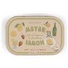 Paddywax Bistro - Candela in latta stampata al limone, 4.5oz / 127 g, colore: Limone | Note di mandarino e fragola