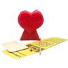 Valmoni Sport Candela Cuore Rosso Rituale Richiesta Amore Coppia Pergamena Ormeggio Incantesimo Velone 9 cm Amare Unione Unire