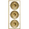ATMOSPHERA CREATEUR D'INTERIEUR Atmosphera - Decorazione da parete in metallo dorato, 25 x 61 cm