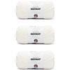 Bernat Softee, Filato in cotone Cotton (bianco), confezione da 3 gomitoli da 120 g, nylon, 3 DK (leggero), 220 m, per lavori a maglia, uncinetto e artigianato