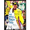KUSTOM ART Poster Decorativo da Parete Serie Grandi Rockstar della Musica Versione Pop Art Stampa Artistica su Carta Patinata 40x30 cm Senza Cornice