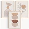 OHBIMBA OHBIMA® Set Di Poster Da Parete quadri moderni soggiorno decorazioni camera da letto quadro astratto moderno stampe moderne wall art elegante arte astratta contemporanea (Senza Cornice - 30x40cm)