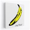Artis Laboratory Poster Andy Warhol Riproduzione Banana 100x100cm - Stampa su Tela Artistica SENZA CORNICE, Quadri Moderni Soggiorno, Arredo Casa Ufficio, Eco-Friendly, Made in Italy