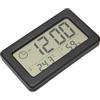 CUTULAMO Orologio Digitale LED da Tavolo con Display Umidità, 12/24H, Portatile e Sottile, Adatto per Auto, Casa o Ufficio, Montabile a Parete