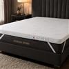 Dorian Home Topper Matrimoniale Memory Foam Alta Densità 160 x 190 x 5 cm, Ergonomico | Correttore Materasso, Anallergico Antibatterico 4 Elastici Topper Matrimoniale Ortopedico Lavabile in Lavatrice Made in Italy