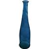ATMOSPHERA CREATEUR D'INTERIEUR - Vaso lungo Uly in vetro riciclato blu tempesta H80cm