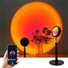 GY Bluetooth Intelligente Sunset Lamp, Mesh Lampada Proiettore Luci di 360 Gradi, 5W Luce del Tramonto, USB Luci LED Camera da Letto, Lampada Tramonto, Sunset Light, Smart Home Lamp, Controllo App