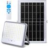 YACAISI Lumini solari inondazioni all'aperto impermeabile, 10000Mah solare alimentato all'aperto luce stradale, tramonto all'alba sicurezza illuminazione commerciale con cavo remoto 16.4FT per cortile