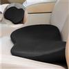 PRZRAO Cuscino per Sedile Auto, Cuscino del Sedile a Cuneo, Memory Foam Schiena per Auto, Cuscino Auto Guidatore per Viaggi in Auto, Lunghi Viaggi