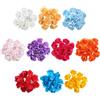 Bruislard 120 mini rose di carta artificiali di carta mini fiori artificiali di carta finti fatti a mano piccoli fiori di colore misto in miniatura artigianato per fai da te matrimonio artigianato laurea