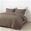 domus&trend - Set Letto Matrimoniale Copripiumino Cotone Percalle 100% 260x200 con tasca 40 cm + 2 Federe Cuscino Letto 50x80