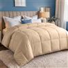Utopia Bedding Piumino Estivo Per Letto Singolo, 135x200 cm, Beige | Piumino 200 g/m² Con Imbottitura Morbida, Progettato Per Garantire Comfort, Freschezza e Riposo Ottimale Ogni Notte Serena