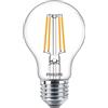 Philips LED Lampadina a Goccia Filamento, 2 Pezzi, Equivalente a 40W, E27, Luce Bianca Calda