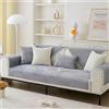 Bettschlange Copridivano 1, 2, 3, 4 posti, antiscivolo, a forma di L, copridivano universale, copridivano ad angolo, grigio, 70 x 70 cm