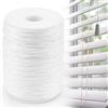 DTYGUIXE Cordino per Tende a Pacchetto Cordoncino per Soffitto Filo per Tende da 1.8mm*100 Yards Cordino Intrecciato Bianco Cordoncino di Sollevamento per Finestre, Giardinaggio, Artigianato