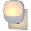 Wetry Luce Notturna Neonati da Presa con Interruttore, 1 Pezzo, Quadrata | Caldo e Freddo Regolabile, Stanza per l'allattamento, Cameratta Bimbi