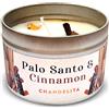 Chandelita Candele Profumate al Palo Santo e Cannella con Cera di Soia per Meditazione, Guarigione dei Chakra, Purificazione dell'Aria e Benessere Sensoriale - Candela Profumata