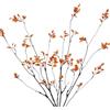 CEWUDA 4 Pz Piante Artificiali Autunnali con Foglie Arancioni Rami Finti per Vasi | Steli Rami Foglie di Baniano 90cm Autumn Leaves in Seta Finta Decorazioni Autunnali per Casa Matrimoni Feste Ringraziamento