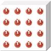 CREATCABIN 8 Foglio 128 Pezzi Adesivi Melograno Piccoli Adesivi Rotondi per Frutta 2.5cm Vinile Plastica Calendari Decalcomanie Artigianali Mini Etichette A Pois Rotonde per Planner Libro Mastro