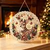 Generic Kit Suncatcher Natale Diamond Painting, DIY 5D Con Acrilico & Pizzo, Arte 3D Perline Miste, Decorazione Finestra & Parete, Regalo Adulti & Principianti (#C)