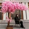Generic Albero Artificiale Fiori Ciliegio, Finto Fiore Sakura con LED Lampada,Albero Finto da Interno,Fatto A Mano Ciliegio Alberi per Casa Ufficio Interno Esterni Decorativo,06,180×120cm