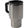 Eawfgtuw Per 500 ml Auto Riscaldata Tazza Da Viaggio 12V Bollitore Elettrico In Acciaio Inox Portatile Riscaldatore di Tazza Del Veicolo per Viaggio su Strada Bevande Riscaldamento Adatto Supporto