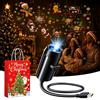 Generico Proiettore Natalizio HD Plug-&-Play 6 o 10 Scene Festival (10pcs) | Proiettore Decorativo Natalizio, Proiettore di Luce Notturna Olografica 5D per Feste in Casa