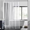 Naapesi Tenda Doccia Trasparente Impermeabile, 180x200cm Tende Doccia EVA Trasparente, 3D Transparent Shower Curtain Illuminazione Naturale, Tenda da Bagno con 12 Occhielli in Metallo e 3 Magneti Ponderati