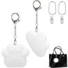 LUKIUP 2 Pezzi Borsa a Tracolla con Luce Sensore Touch, Lampada LEDs da Borsetta Touch, Luci per Borsa Tracolla Ricaricabili LED Forma di Cuore, Luce Decorativa con Portachiavi per Donne Ragazze