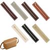 CQXSYTBN Cerniera uncinetto con fori preforati 7 colori pelle PU set 7 pezzi 27 cm Chiusura Borsa Uncinetto chiusura lampo per borse uncinetto cucito progetti fai da te accessori sartoria