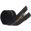 txuzong Cerniera Lampo Divisibile 70 cm | #8 Metallo Ottone per Giubbotti, | Cappotti e Zaini - Chiusura robusta e resistente per capi spessi
