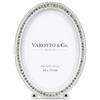 Ten Portafoto Ovale con CrIstalli Placcato Argento cod.EL9891 cm 15x10x1h by Varotto & Co.